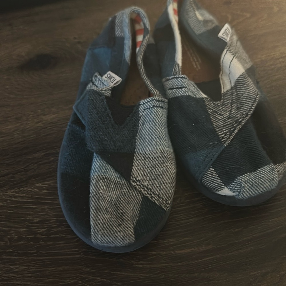 Toms patchwork toddler shoes